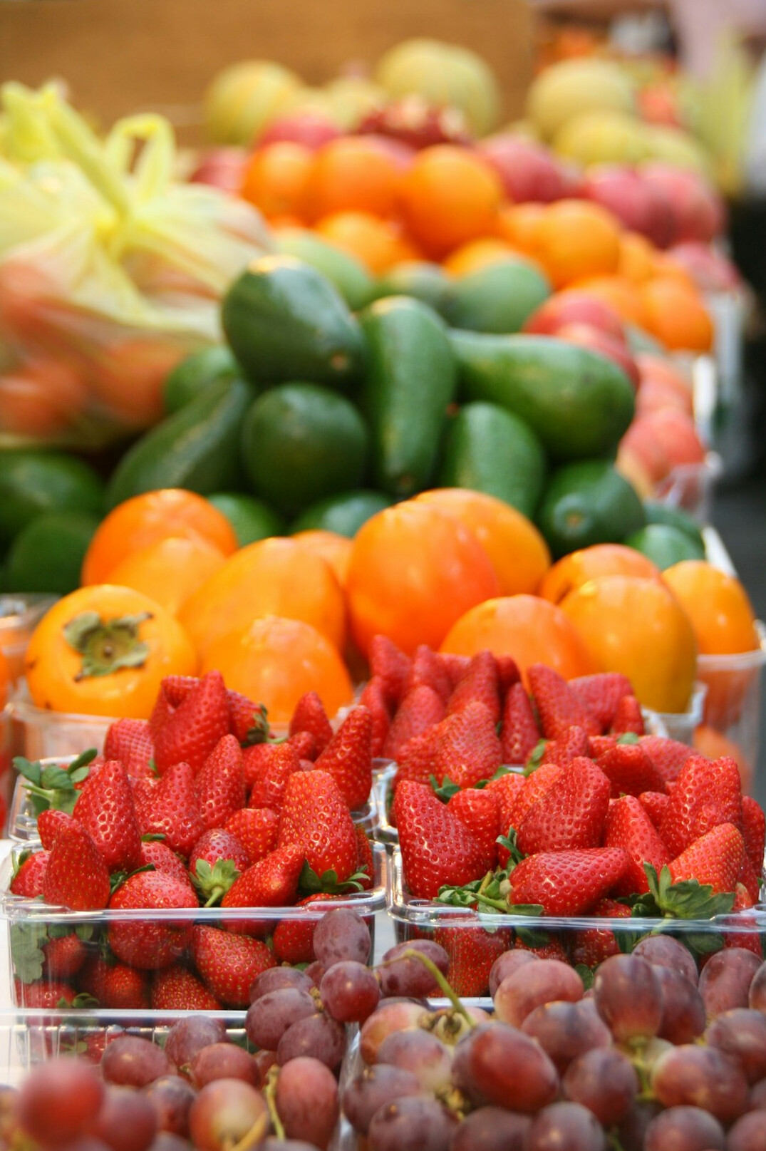 fresh vegetables and fruits